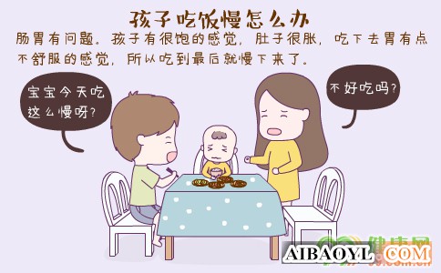 孩子吃饭慢怎么办 孩子吃饭慢的原因 孩子的正常用餐时间