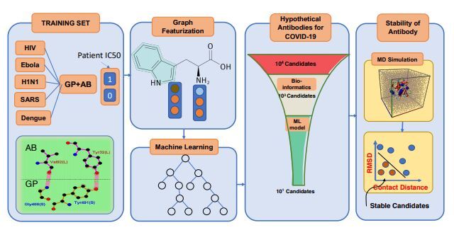 bioRxiv:利用機(jī)器學(xué)習(xí)發(fā)現(xiàn)新型冠狀病毒的潛在中和抗體